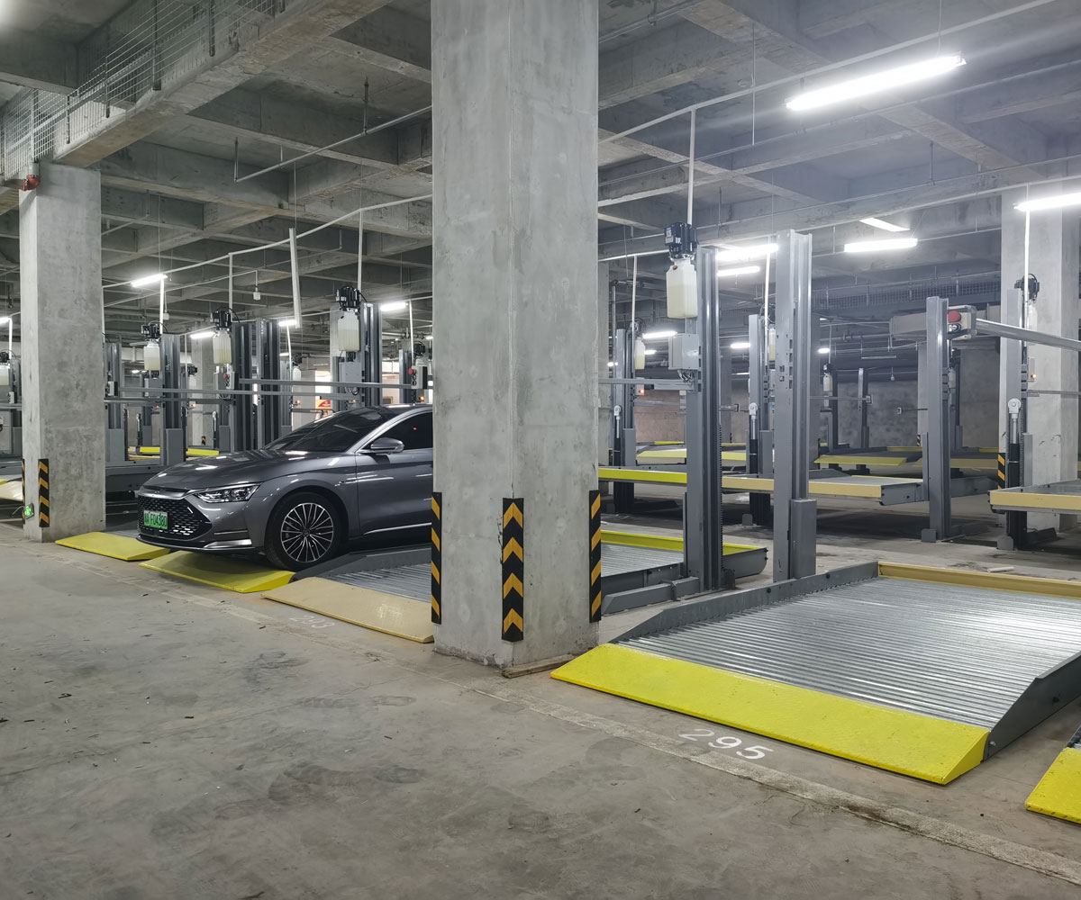 隴南市二層升降式停車立體車庫(kù)出租