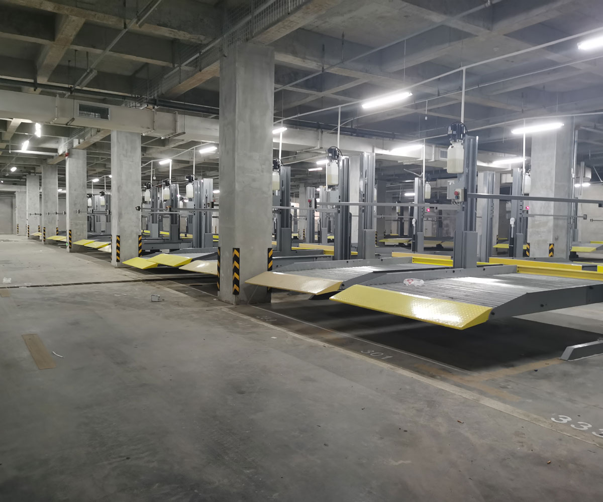 立體車庫調(diào)控空間布局
