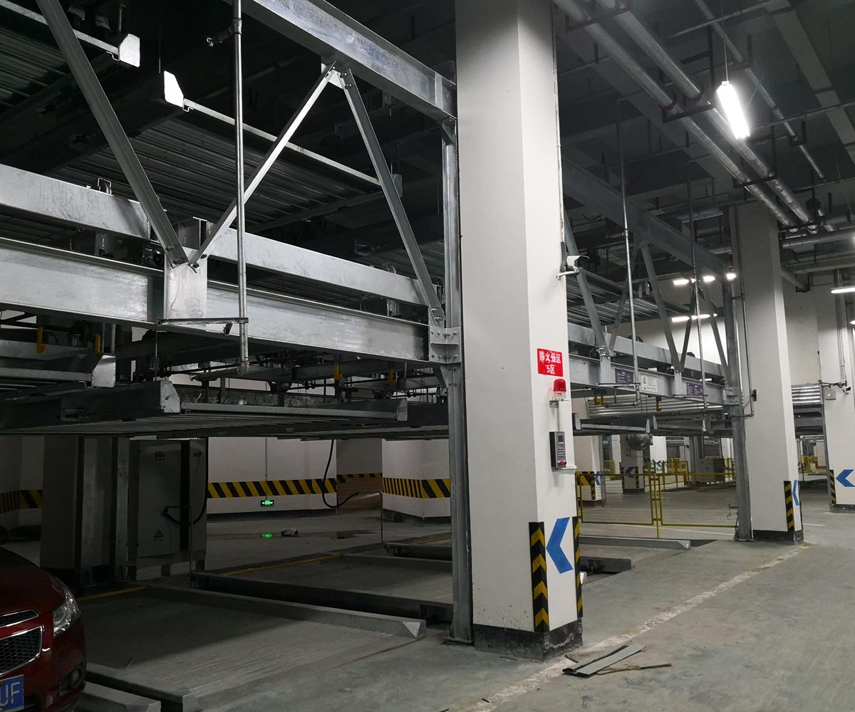 負(fù)一正四地坑式PSH5D1五層升降橫移機(jī)械式停車(chē)設(shè)備
