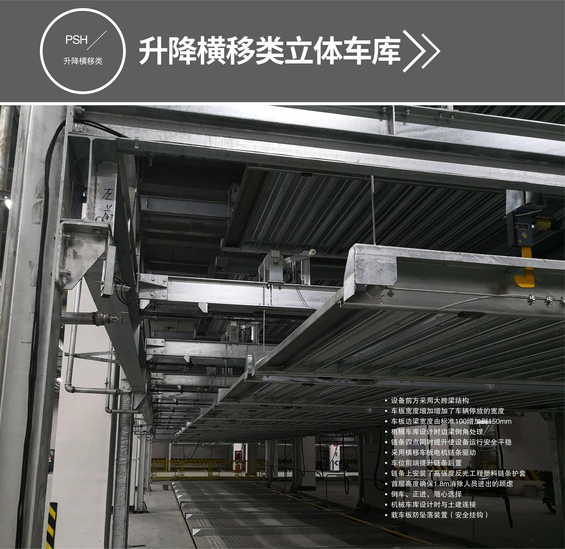 四立柱簡(jiǎn)易升降機(jī)械式立體停車設(shè)備升降橫移設(shè)備